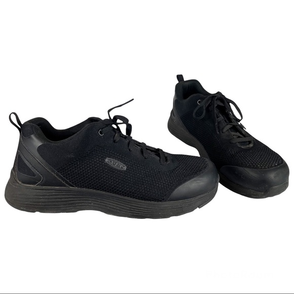 Keen Utility Mens Sparta Industrial Aluminum Toe EH Work Shoes Sz 13D Black